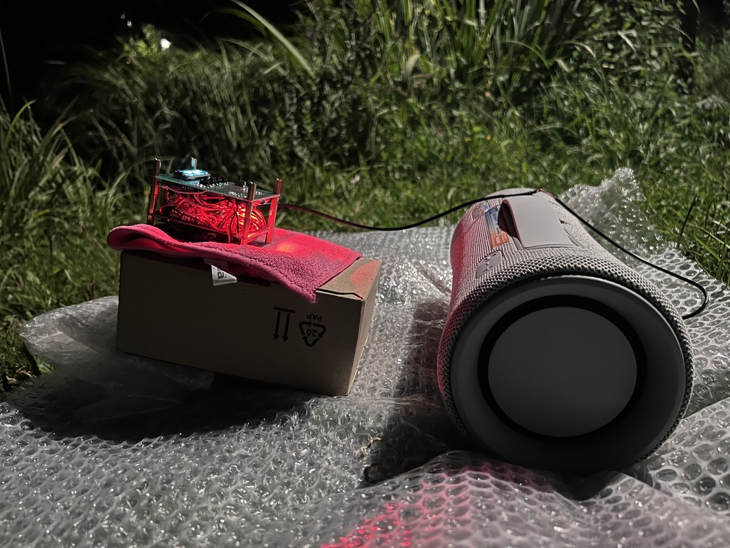 Esperdyne during assembly and testing